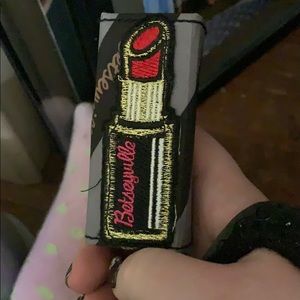 Keychain lipstick holder